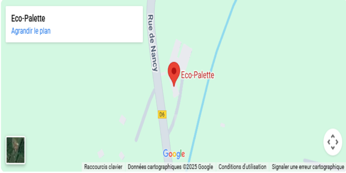 Plan d'accès Eco-Palette